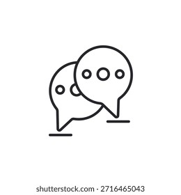 communication icons outline and Flat Style,transparent background