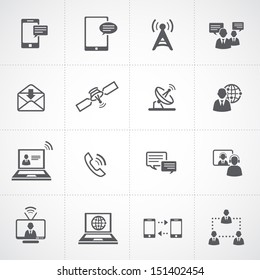 Communication Icons set