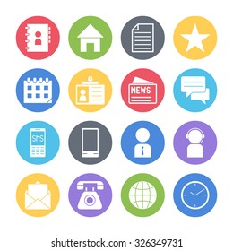 communication icons set