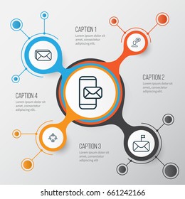 Communication Icons Set. Collection Of Mailbox, Significant Letter, Talking Person And Other Elements. Also Includes Symbols Such As Teamwork, Mailing, Social.