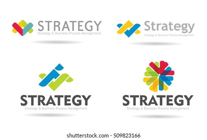 Communication icons set concept - template with copy space area