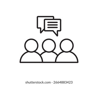 Conjunto de ícones de comunicação. preenchido e ilustração de linha. vetor e comunicação ícones sólidos conjunto - preenchido, corporativo, gráficos de trabalho em equipe
