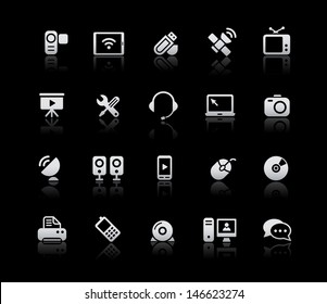 Communication Icons // Silver Series