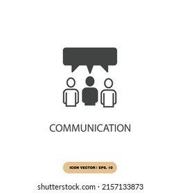 communication icons  symbol vector elements for infographic web