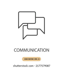 communication icons  symbol vector elements for infographic web