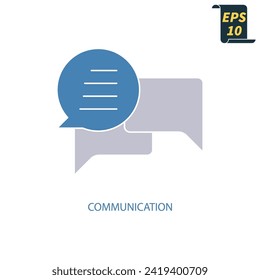 communication icons  symbol vector elements for infographic web