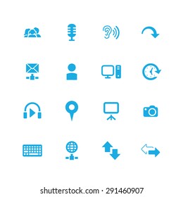communication icons universal set for web and mobile 