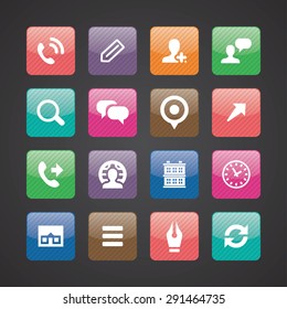 communication icons universal set for web and mobile 