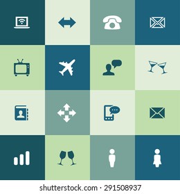 communication icons universal set for web and mobile 