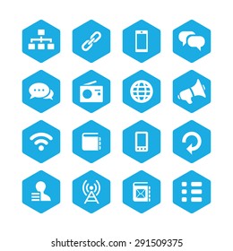 communication icons universal set for web and mobile 
