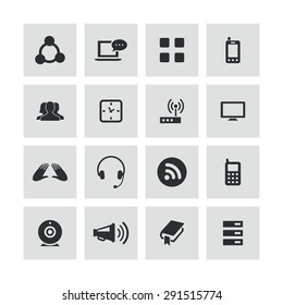 communication icons universal set for web and mobile 