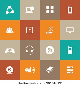 communication icons universal set for web and mobile 