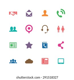 communication icons universal set for web and mobile 