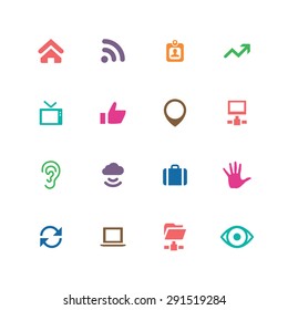 communication icons universal set for web and mobile 