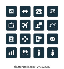 communication icons universal set for web and mobile 