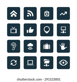 communication icons universal set for web and mobile 