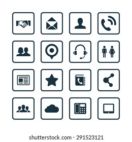communication icons universal set for web and mobile 