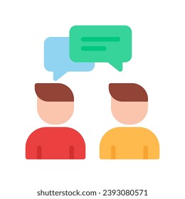 Iconos de comunicación en varias formas en estilos planos, de línea y de color.