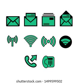 Communication Icons Vector art design