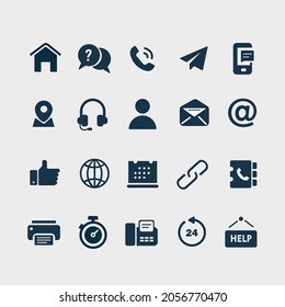 communication icons, web icon use for any work