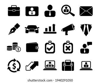 Communication icons. Web icons set. Internet icons collection.