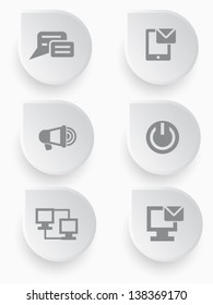Communication icons,vector