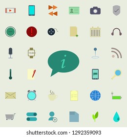 communication with information icon. color web icons universal set for web and mobile