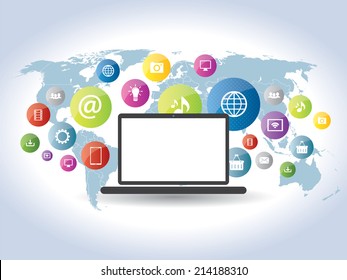 communication of information on websites and social networks