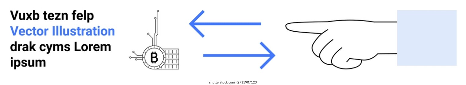 Communication, interaction, guidance, pointing, signals, direction. Arrows showing two-way movement and a hand pointing right. Communication and interaction clearly with arrows and gestures