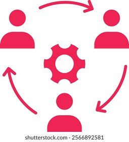 Communication interaction icon. manage customer service requests and support.Social Networks and Communication. icons representing communication and online interaction