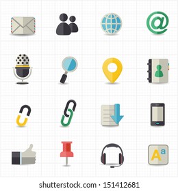 Communication and internet icons