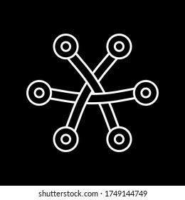 
Communication, internet network vector graphics