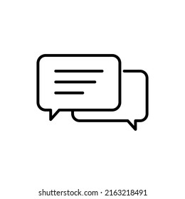 Communication isolated icon design template