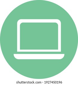 Portátil de comunicación, ilustración, vector sobre fondo blanco.
