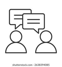 Communication Line Icon Element For Design