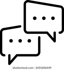 Vector de ilustración de icono de línea de comunicaciones