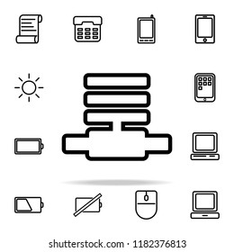 communication line icon. web icons universal set for web and mobile on white background