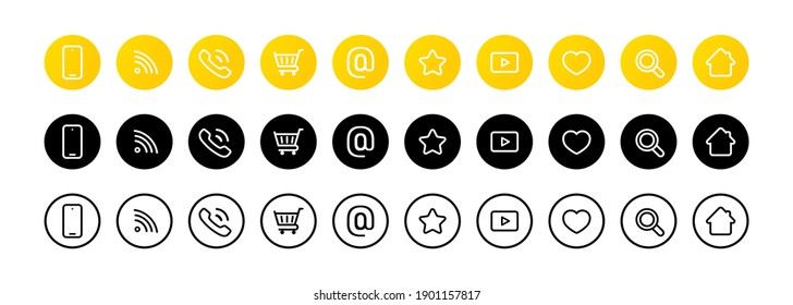 Symbol der Kommunikationsleitung. Websymbol. Symbol im sozialen Netzwerk gesetzt. Vektorgrafik einzeln auf weißem Hintergrund. EPS10