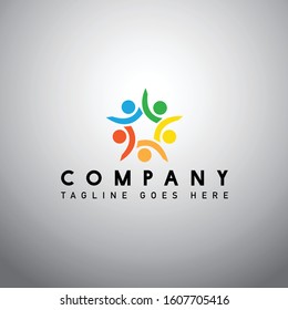 Communication Logo Design Vector Concept