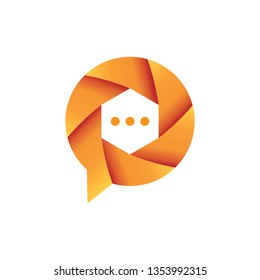 communication logo template