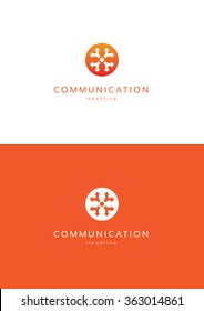 Communication Logo Template.