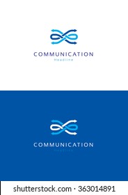 Communication Logo Template.