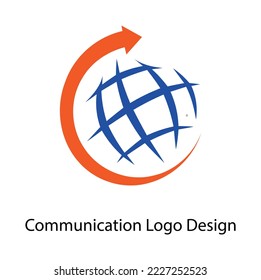 Communication Logo Vector Graphic Design
