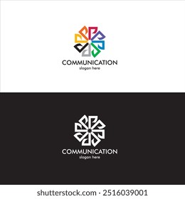 Communication Marketing Logo in Vector