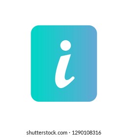 Communication and Media icon for app, web. Information Icon, Vector