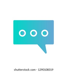 Communication and Media icon for app, web. Chat Icon, Vector