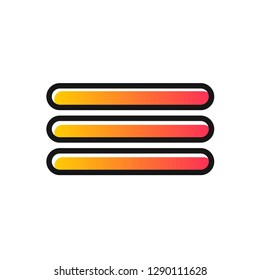 Communication and Media icon for app, web. More Icon, Vector