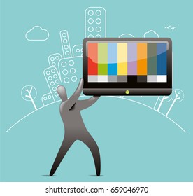 Communication media set up