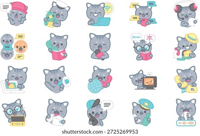Communication And Messaging Illustrations. Perfect modern pictogram on editable stroke.