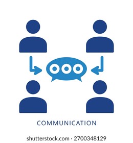 Communication Mini Illustration Icon. Use For Modern Concept, Print, Ui, Ux Kit, Web And App Development. Vector Related To Business Finance, Management And More